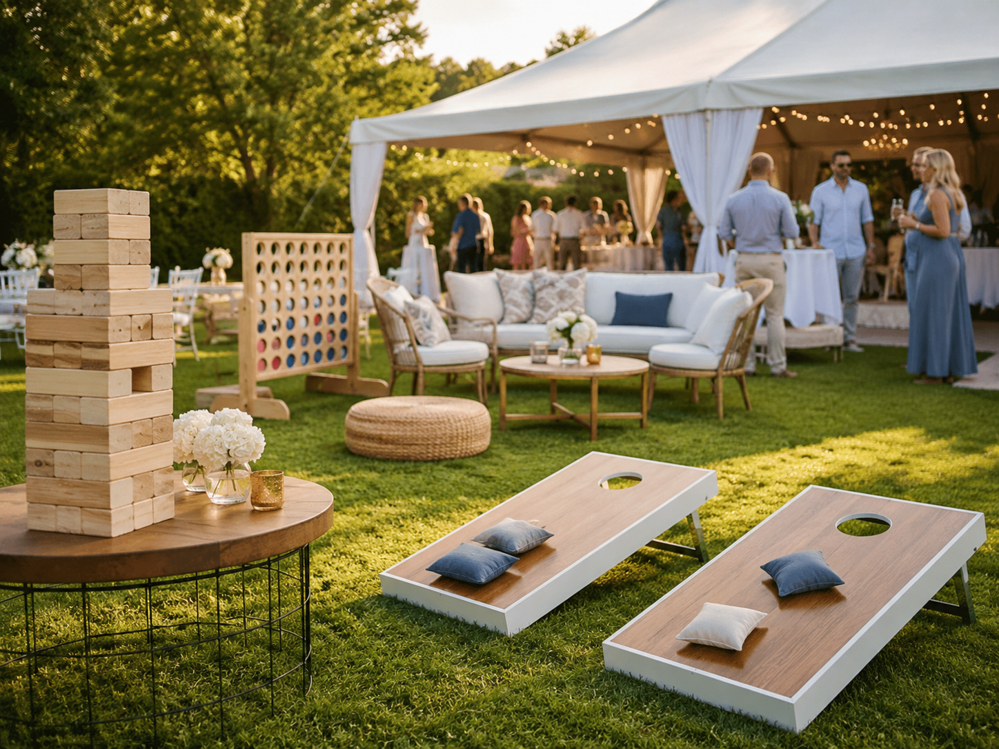 Party games setup